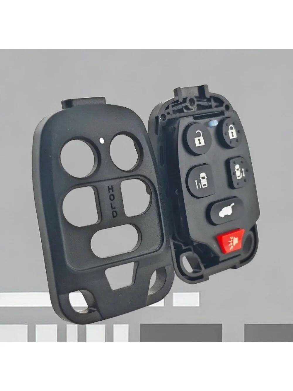 Keyless Entry Remote Key Fob Cover Case - No Cutting Replacement Shell for Honda